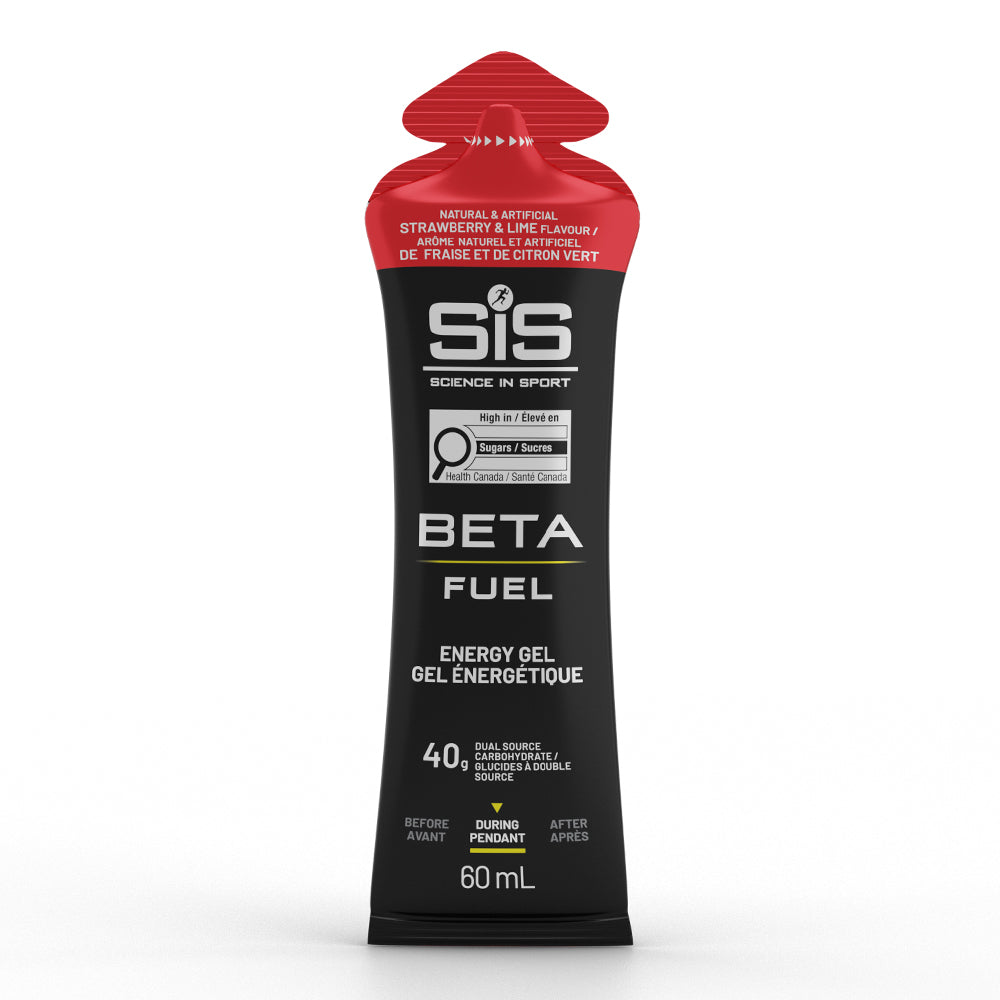 SiS Beta Fuel Gel - BlackToe Running#flavour_strawberry-lime