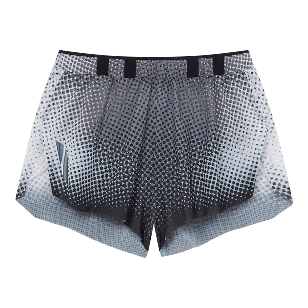 Soar Men's Marathon Shorts - BlackToe Running#colour_black-white-dot