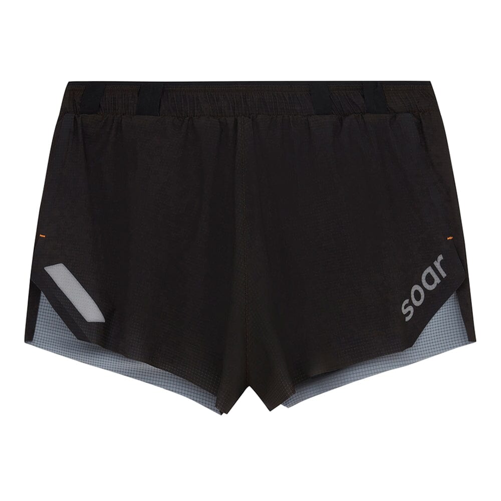 Soar Women's Marathon Shorts - BlackToe Running#colour_black