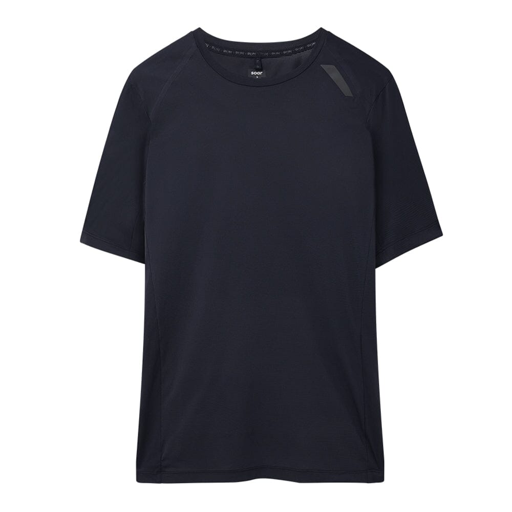 Soar Men's Eco Tech T - BlackToe Running#colour_black
