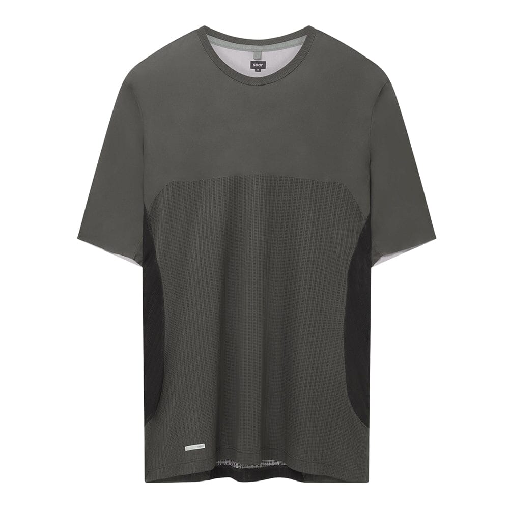 Soar Men's SS Hot Weather T - BlackToe Running