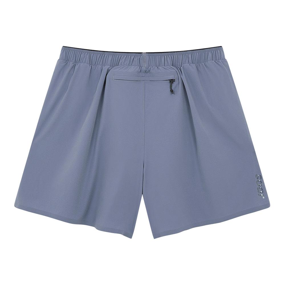 Soar Men's Run Shorts - BlackToe Running#colour_blue-graphite
