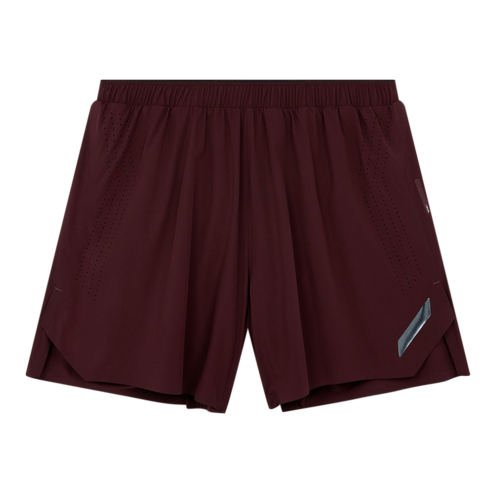 Soar Men's Run Shorts - BlackToe Running#colour_burgundy