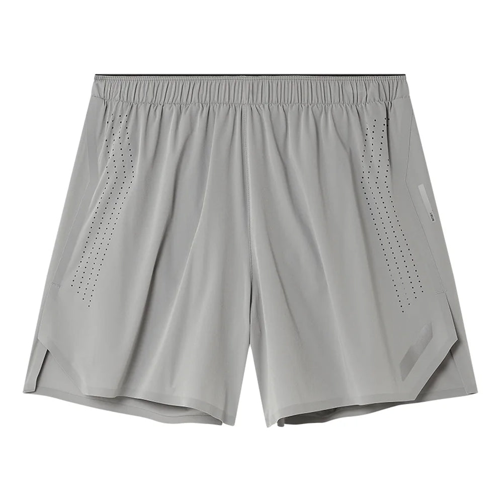 Soar Men's Run Shorts - BlackToe Running#colour_silver