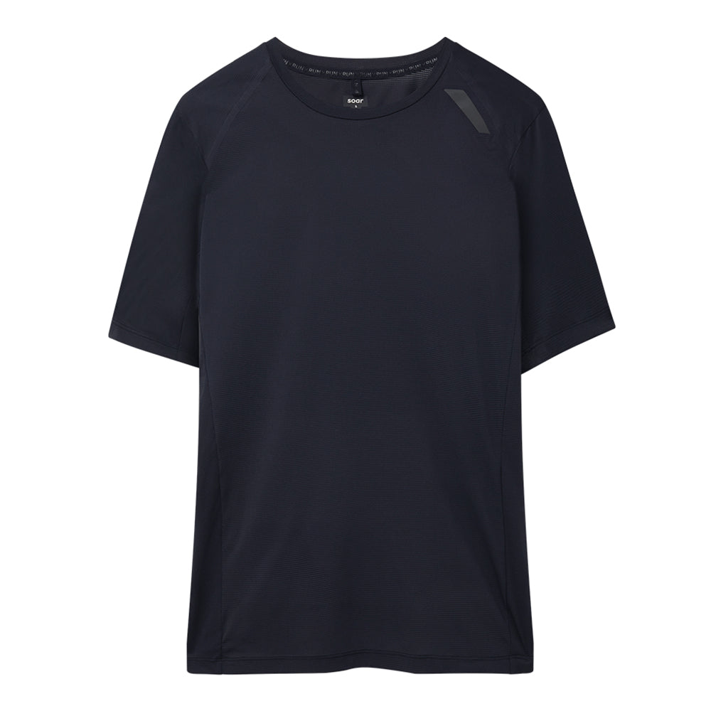Soar Men's Eco Tech T - BlackToe Running#colour_black-black