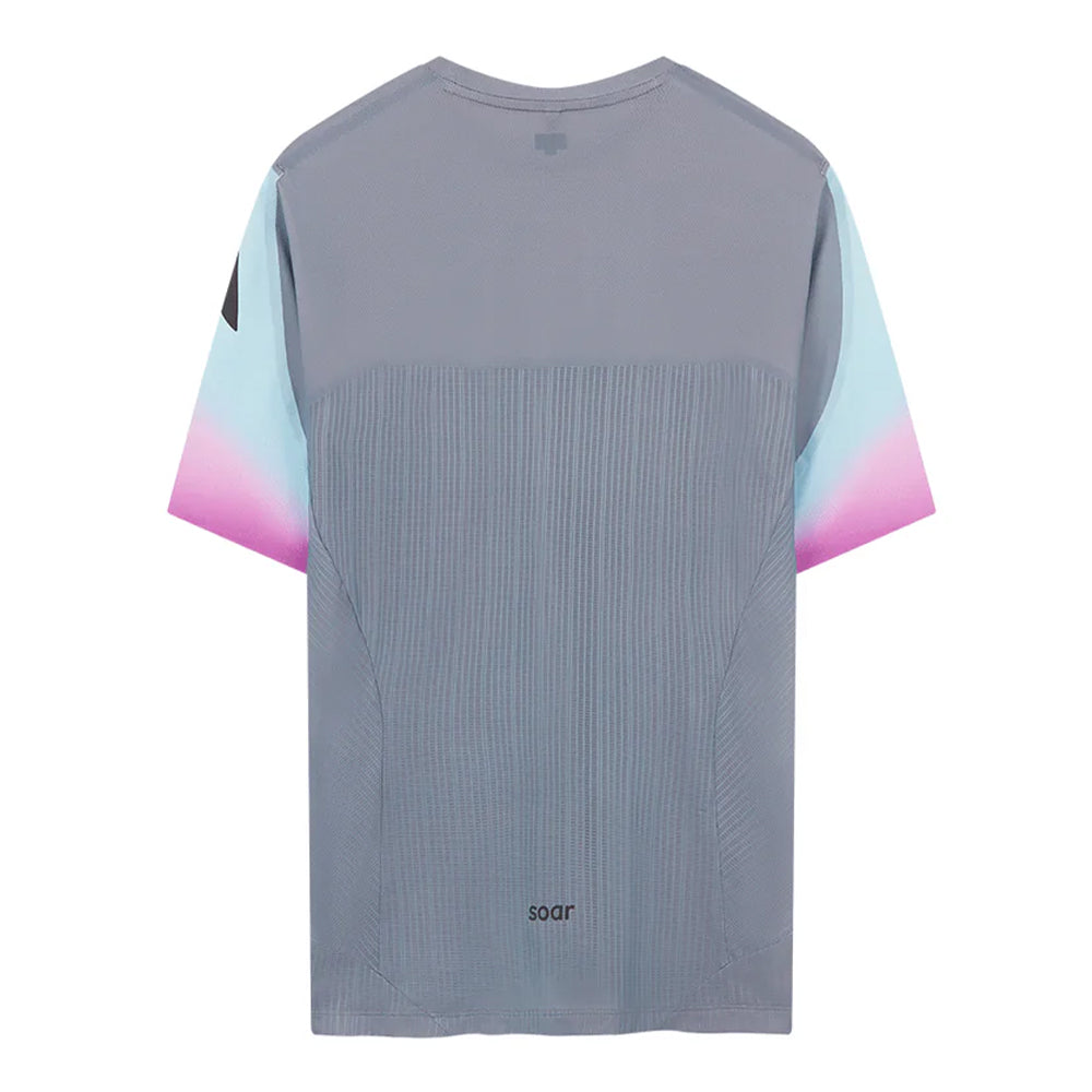 Soar Men's SS Hot Weather T - BlackToe Running#colour_silver-grey-magenta