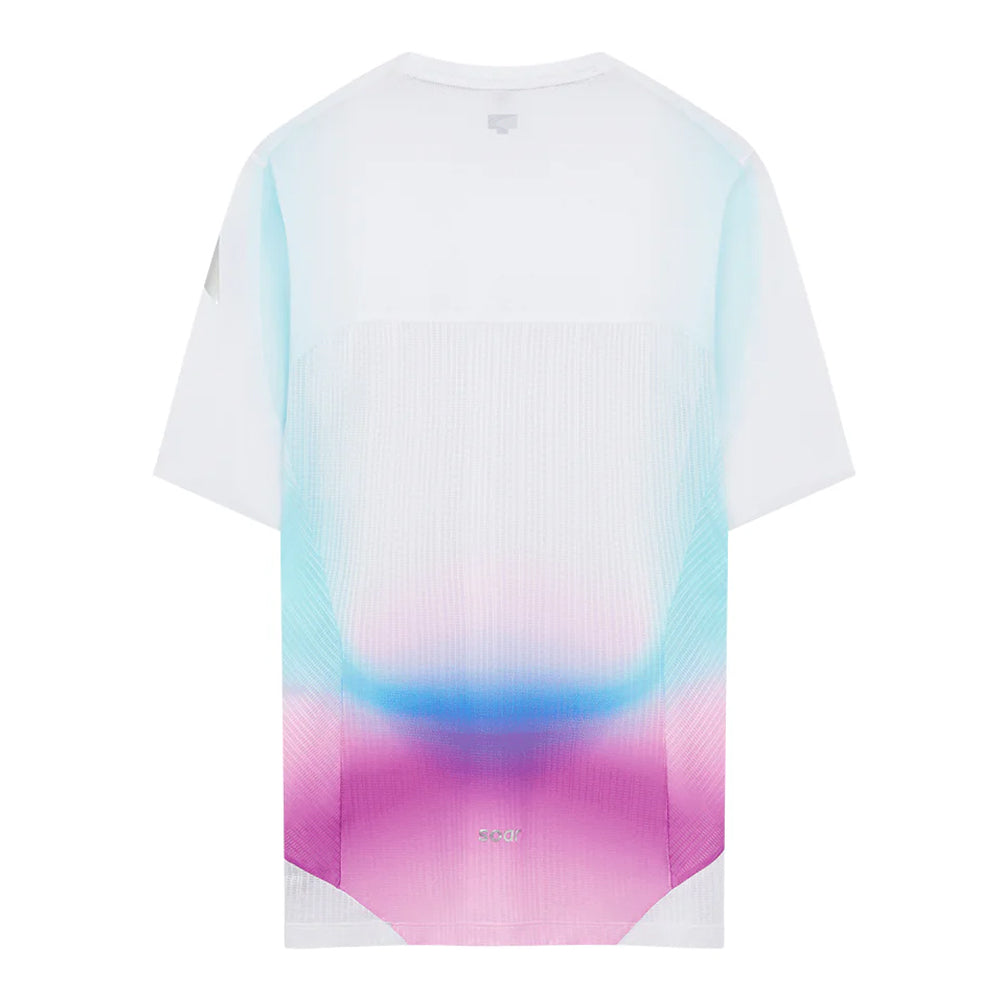 Soar Men's SS Hot Weather T - BlackToe Running#colour_white-blue