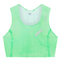 Soar Women's Crop Race Vest - BlackToe Running#colour_bright-green