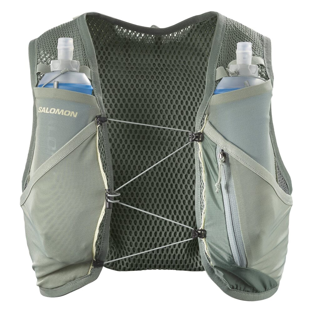 Salomon Active Skin 4 Set - BlackToe Running#colour_laurel-wreath-lily-pad