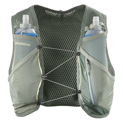 Salomon Active Skin 4 Set - BlackToe Running#colour_laurel-wreath-lily-pad