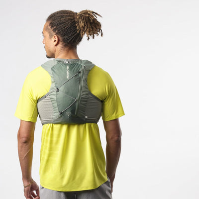 Salomon Active Skin 4 Set - BlackToe Running#colour_laurel-wreath-lily-pad
