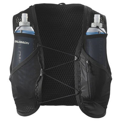 Salomon Active Skin 8 Set - BlackToe Running#colour_black-metal