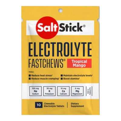 SaltStick FastChews 10-Tab Pack - BlackToe Running#flavour_tropical-mango