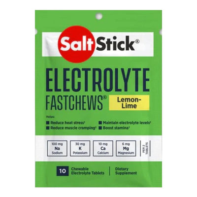 SaltStick FastChews 10-Tab Pack - BlackToe Running#flavour_lemon-lime