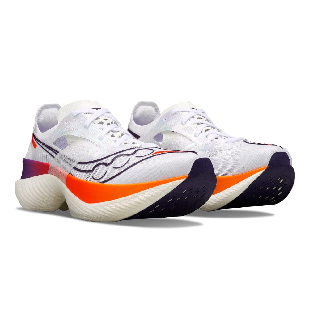 Saucony Men's Endorphin Elite - BlackToe Running#colour_white-vizired