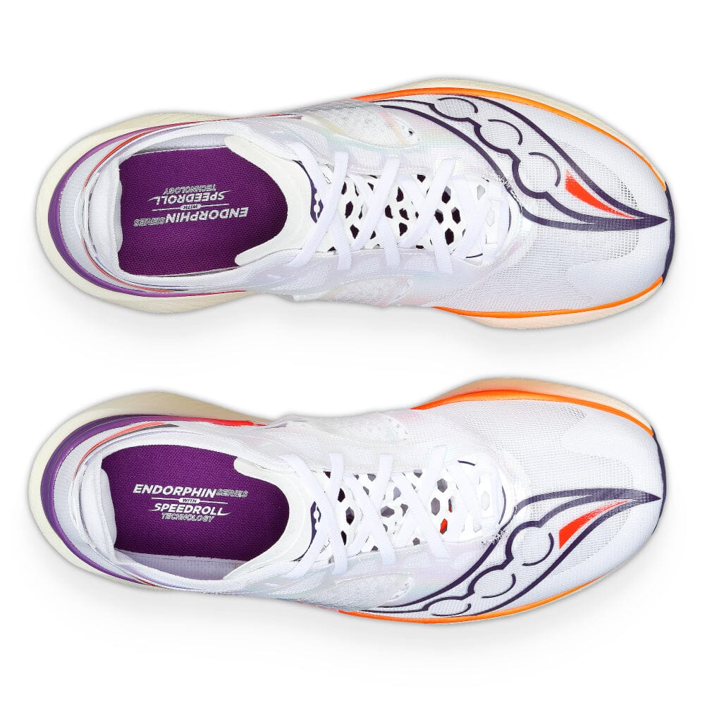 Saucony Men's Endorphin Elite - BlackToe Running#colour_white-vizired