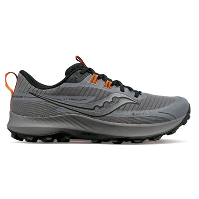 Saucony Men's Peregrine 13 GTX - BlackToe Running#colour_gravel-black