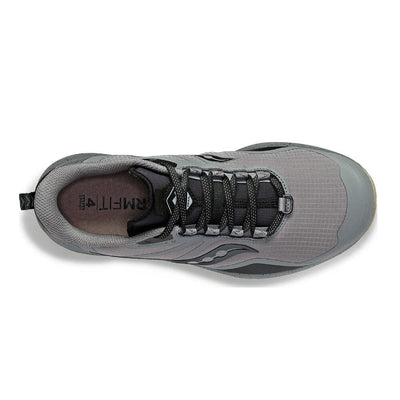 Saucony Men's Peregrine ICE+ 3 Men's Shoes - BlackToe Running#colour_gravel-black