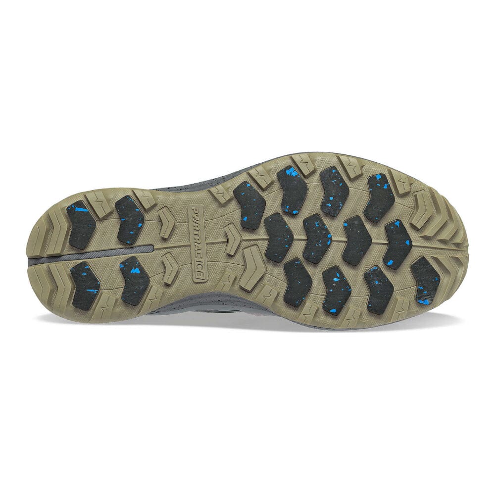 Saucony Men's Peregrine ICE+ 3 Men's Shoes - BlackToe Running#colour_gravel-black