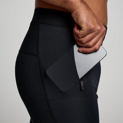 Saucony Men's Runshield Tight - BlackToe Running#colour_black