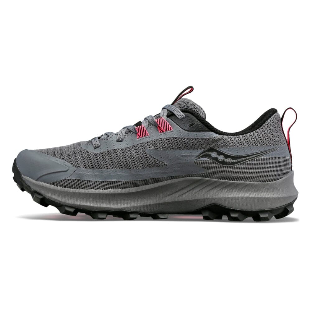 Saucony Women's Peregrine 13 GTX - BlackToe Running#colour_gravel-black