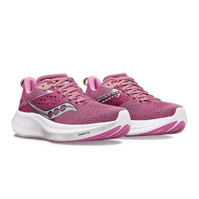 Saucony Women's Ride 17 - Women's Shoes - BlackToe Running#colour_orchid-silver