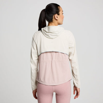Saucony Women's Runshield Jacket - BlackToe Running#colour_linen