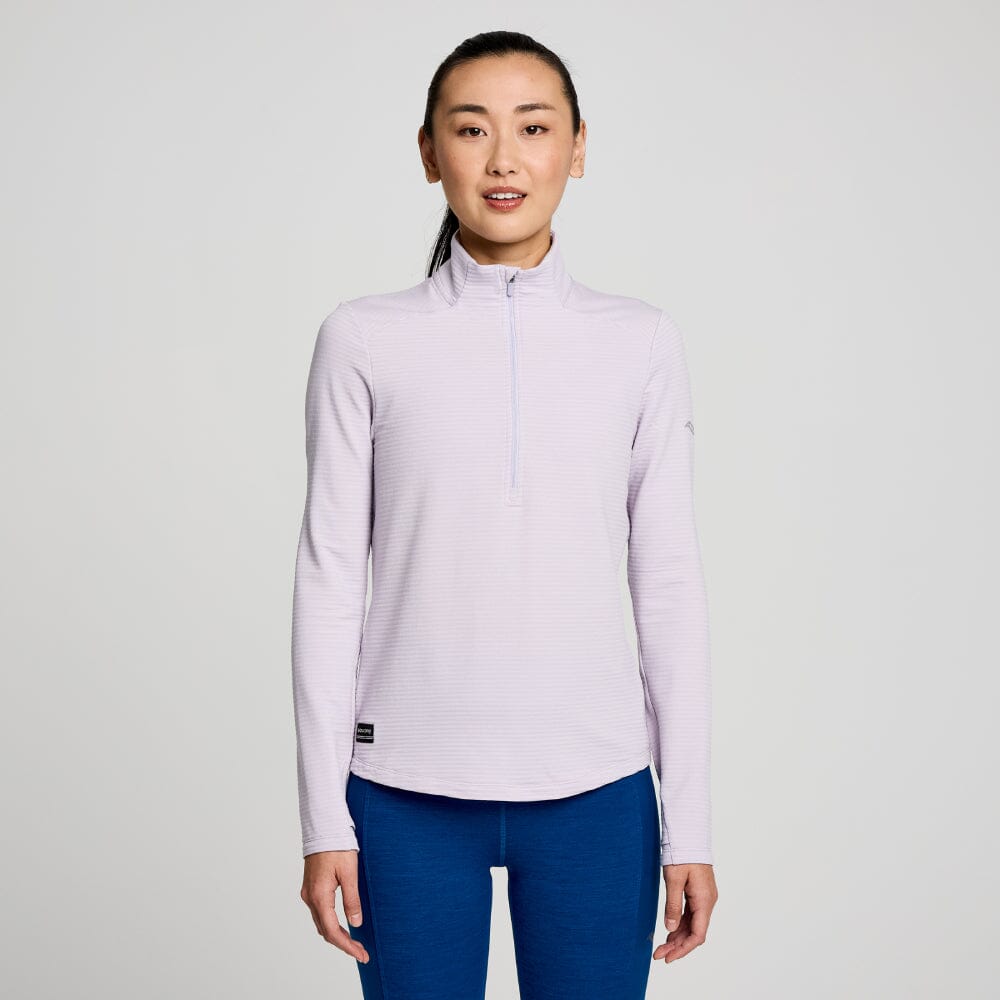 Saucony Women's Triumph 3D 1/2 Zip - BlackToe Running