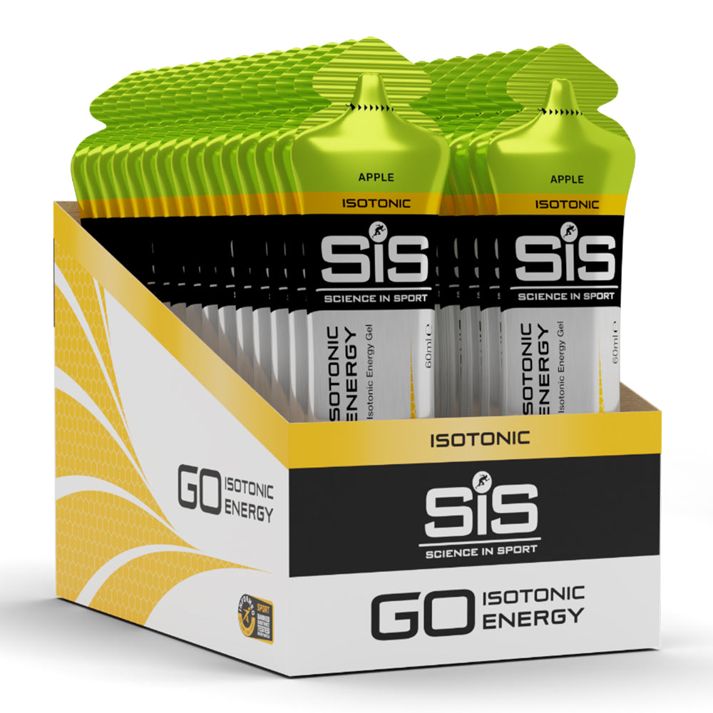SiS Go Isotonic Energy Gel Box of 30 - BlackToe Running#flavour_apple