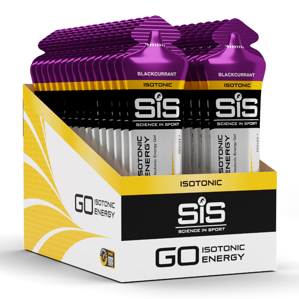 SiS Go Isotonic Energy Gel Box of 30 - BlackToe Running#flavour_blackcurrant