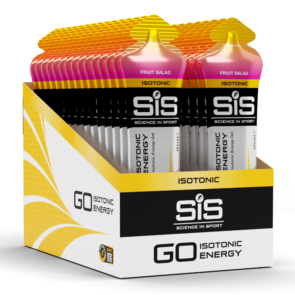 SiS Go Isotonic Energy Gel Box of 30 - BlackToe Running#flavour_fruit-salad