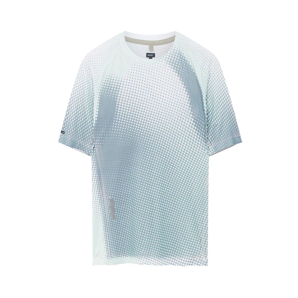 Soar Men's Printed Tech T - BlackToe Running