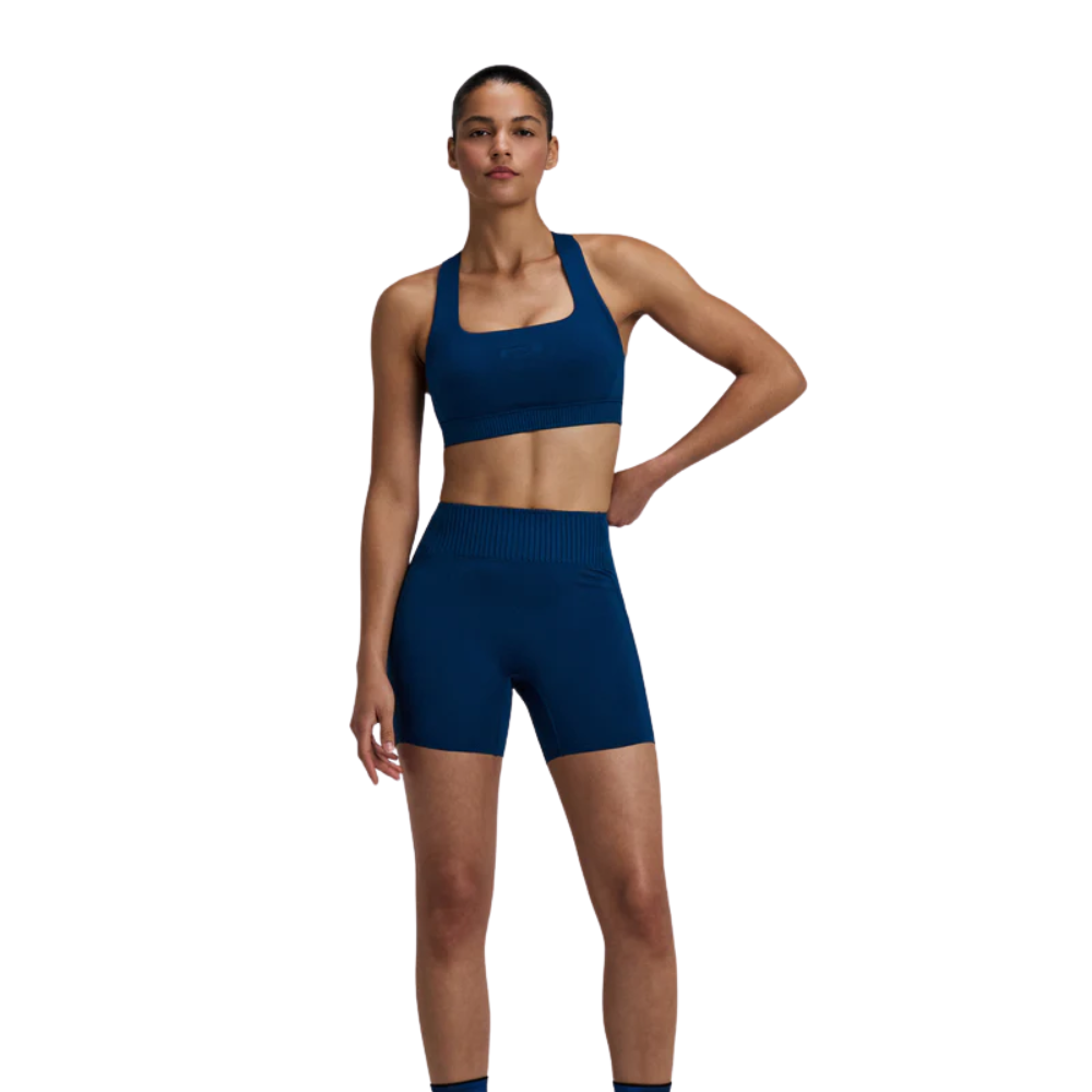 Bandit Women’s Stamina™ Square Neck Run Bra - BlackToe Running#colour_ink-blue