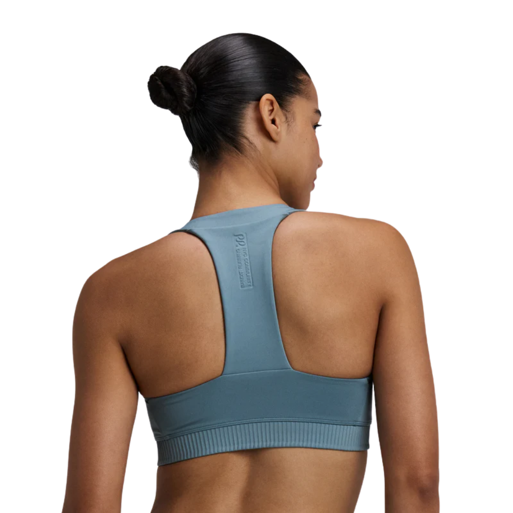 Bandit Women’s Stamina™ Square Neck Run Bra - BlackToe Running#colour_tranquil-blue