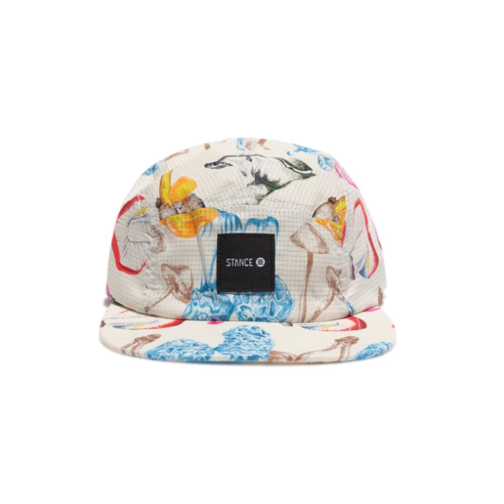 Stance Kinetic 5 Panel Adjustable Cap - BlackToe running#colour_forest