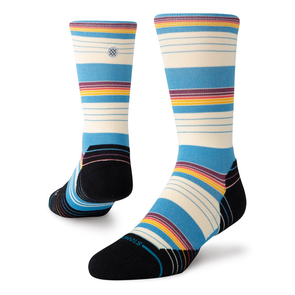 Stance Ralph Light Cushion Crew Socks - BlackToe Running