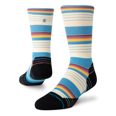 Stance Ralph Crew Socks - BlackToe Running#colour_blue