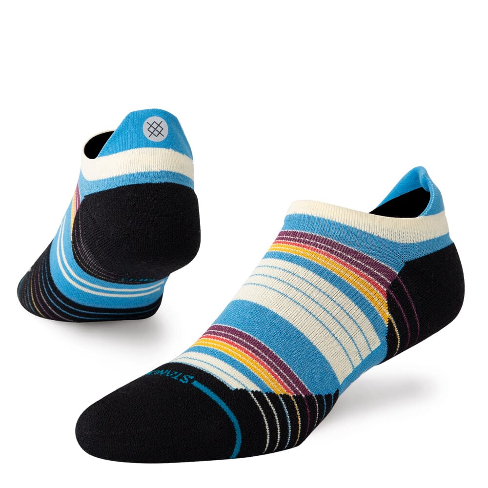 Stance Ralph Light Cushion Tab Socks - BlackToe Running#colour_blue