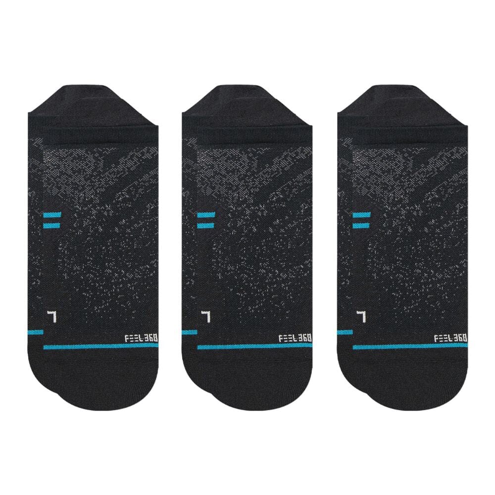 Stance Run FUT Ultralight Cushion Tab 3-Pack Socks - BlackToe Running#colour_black