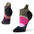 Stance Women's Run Aptitude Light Cushion Tab Socks - BlackToe Running#colour_magenta