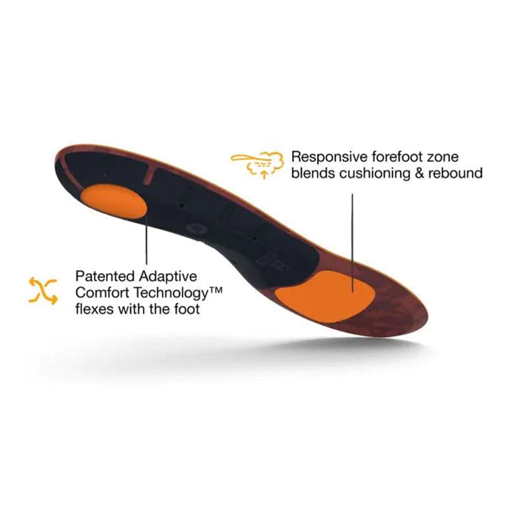 Superfeet Run Cushion Low Arch Insoles Other - BlackToe Running - 