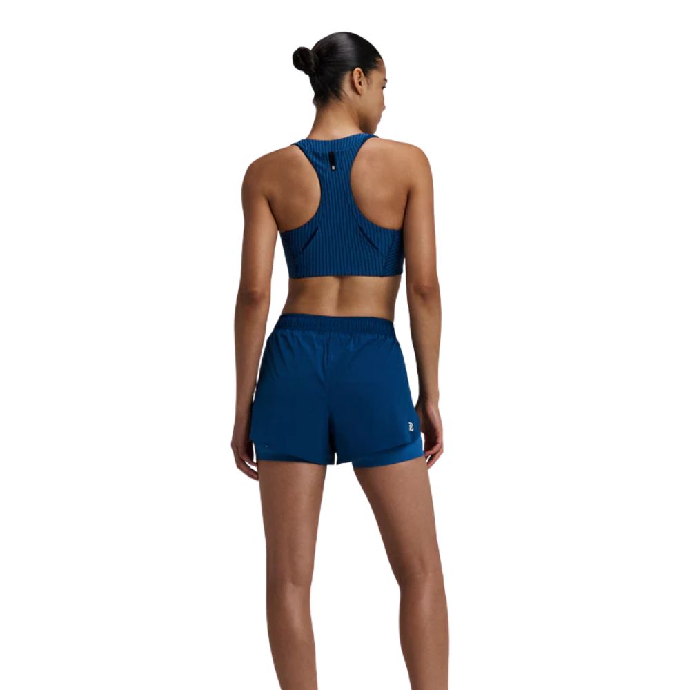 Bandit Women’s Vento™ 2-in-1 Run Short - BlackToe Running#colour_ink-blue-aegean