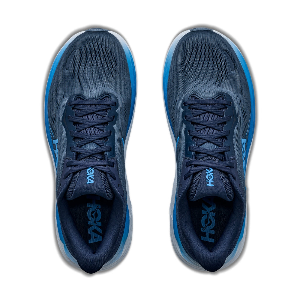 Hoka Men's Clifton 11 - BlackToe Running#colour_varsity-navy-faded-navy