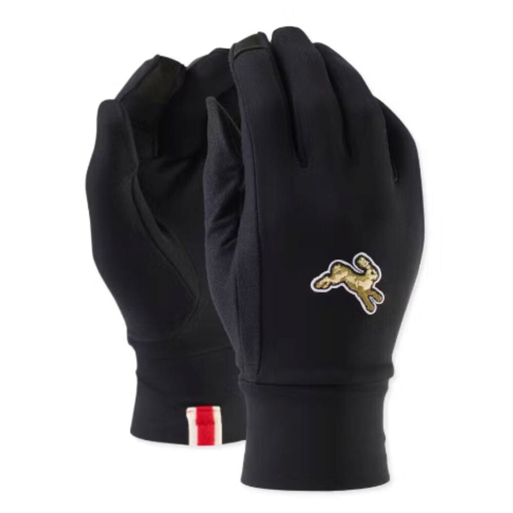 TO25 Marathon - Tracksmith Inverno Gloves - BlackToe Running#colour_black