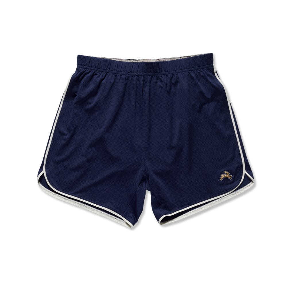 Tracksmith Men's Twilight Shorts - BlackToe Running#colour_navy-ivory