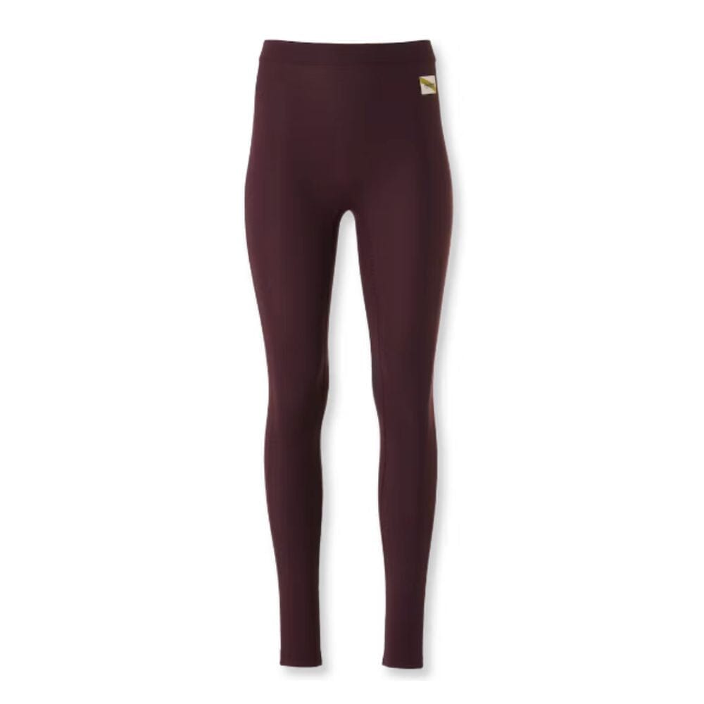 Tracksmith Women's Turnover Tights Women's Bottoms - BlackToe Running#colour_wine