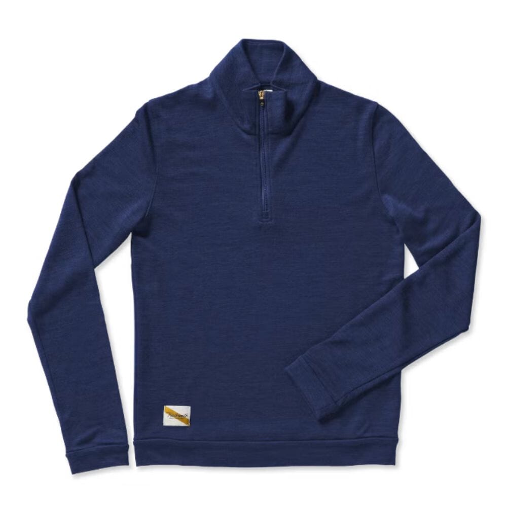 Tracksmith Women's Downeaster Women's Tops - BlackToe Running#colour_navy