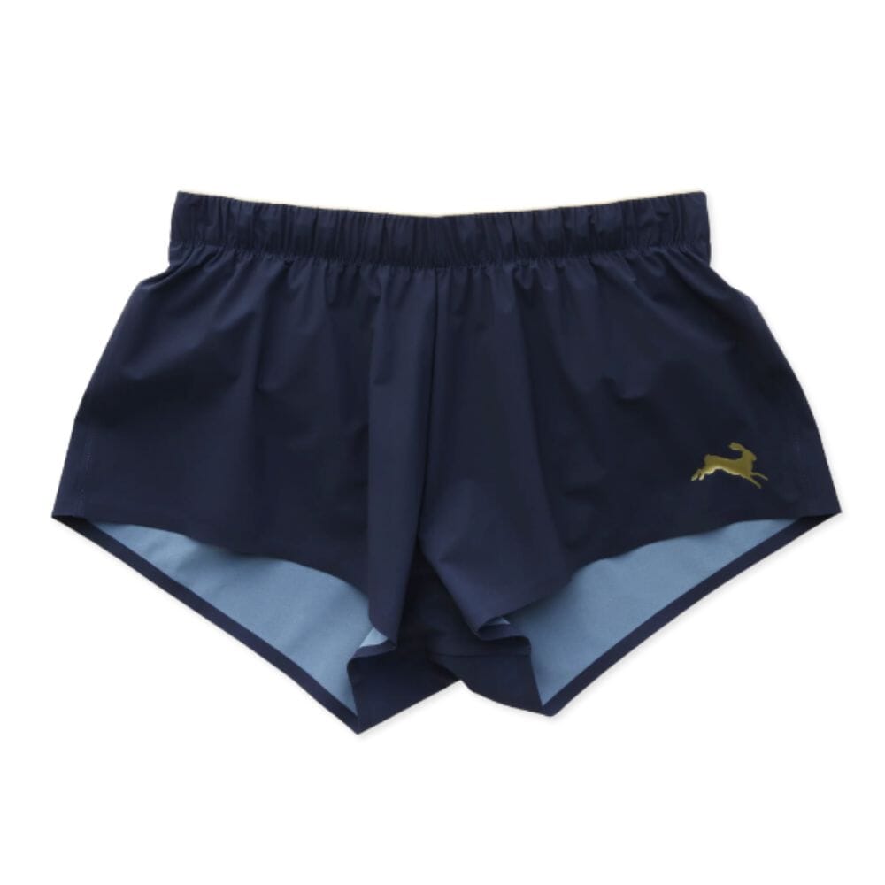 Tracksmith Women's Strata Shorts - BlackToe Running#colour_navy