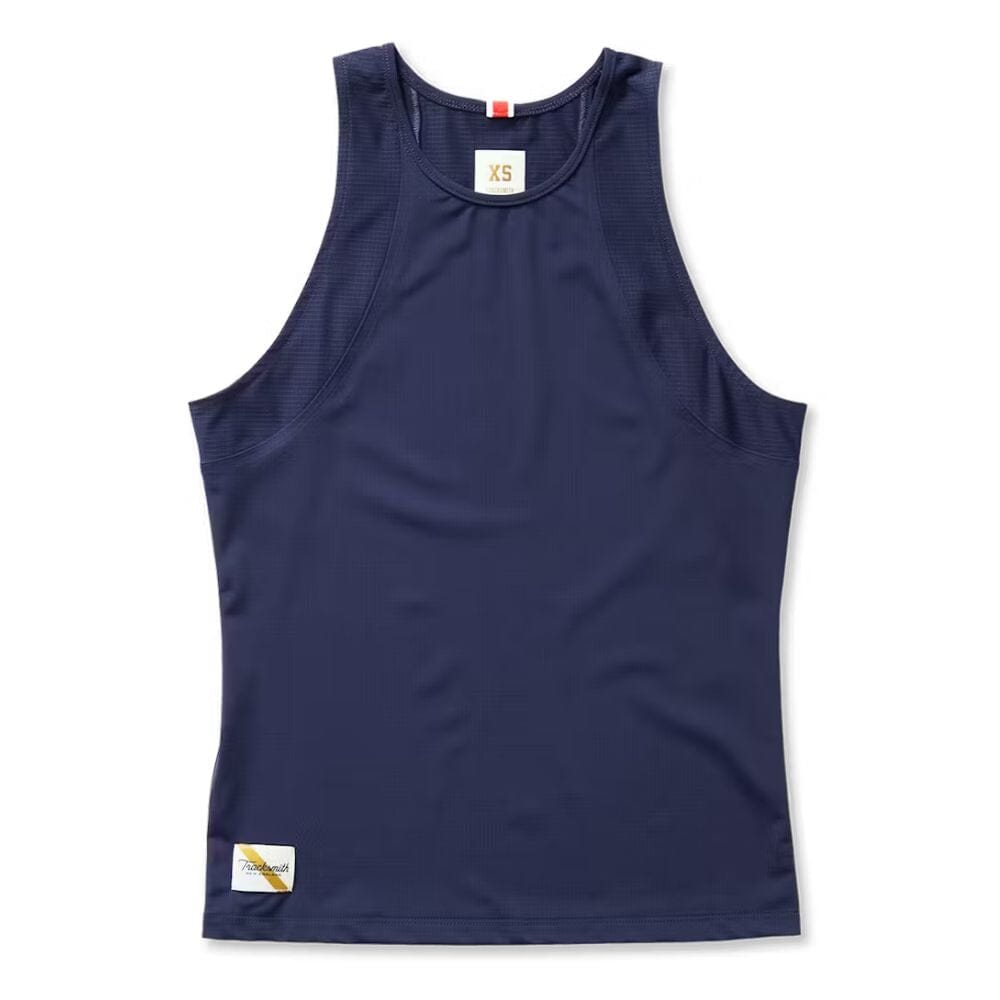 Tracksmith Women's Strata Tank - BlackToe Running#colour_navy