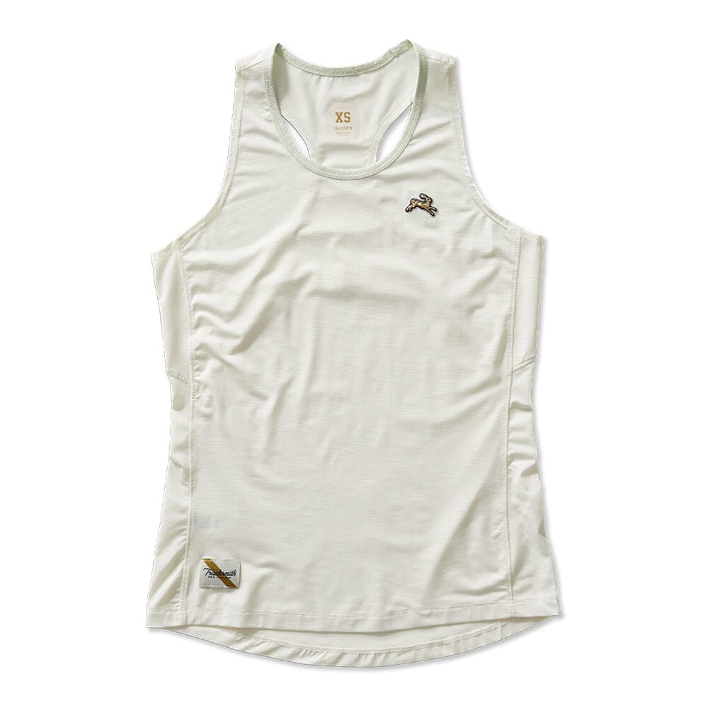 Tracksmith Women's Twilight Tank Women's Tops - BlackToe Running#colour_ivory